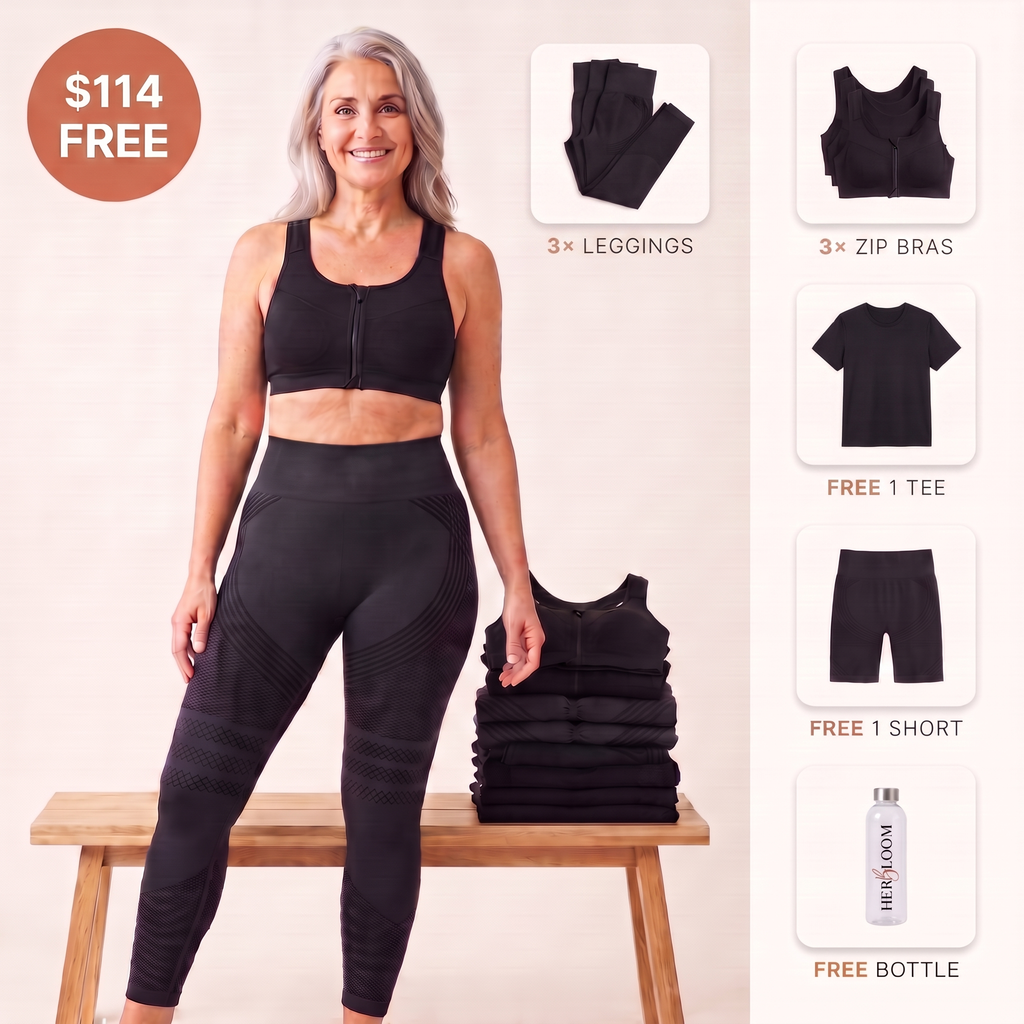 The Season Wardrobe — 3 leggings and 3 bras with $114 of free gear