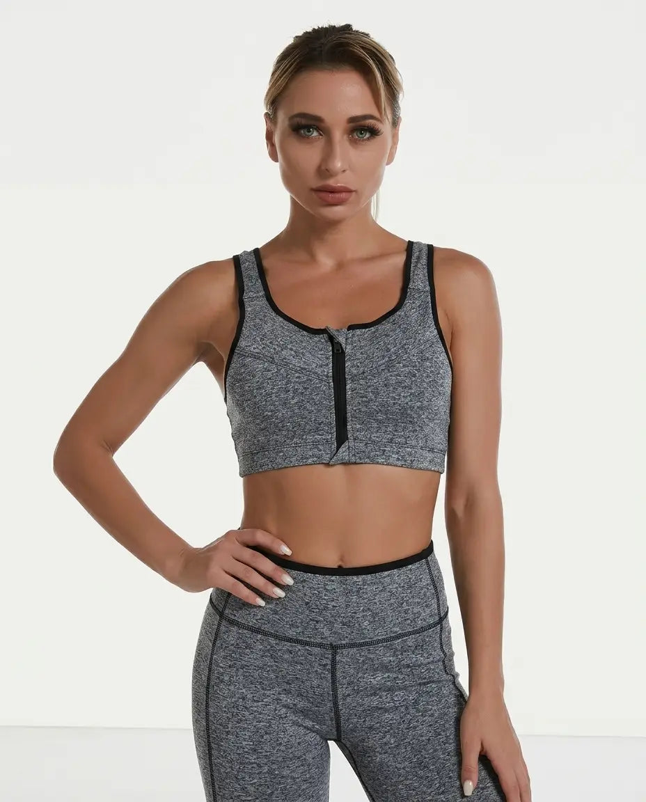 Bloom Zip Bra