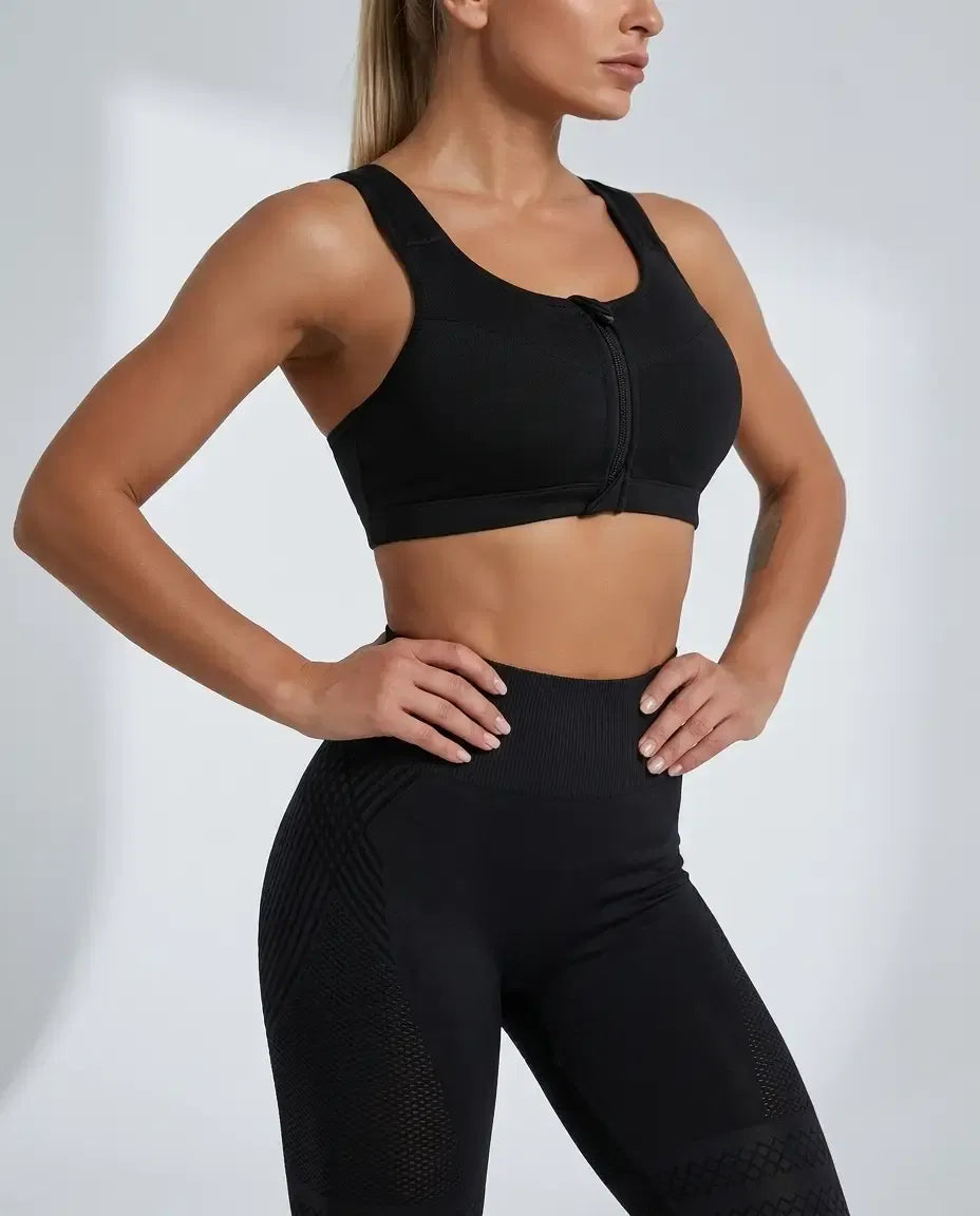 Bloom Zip Bra